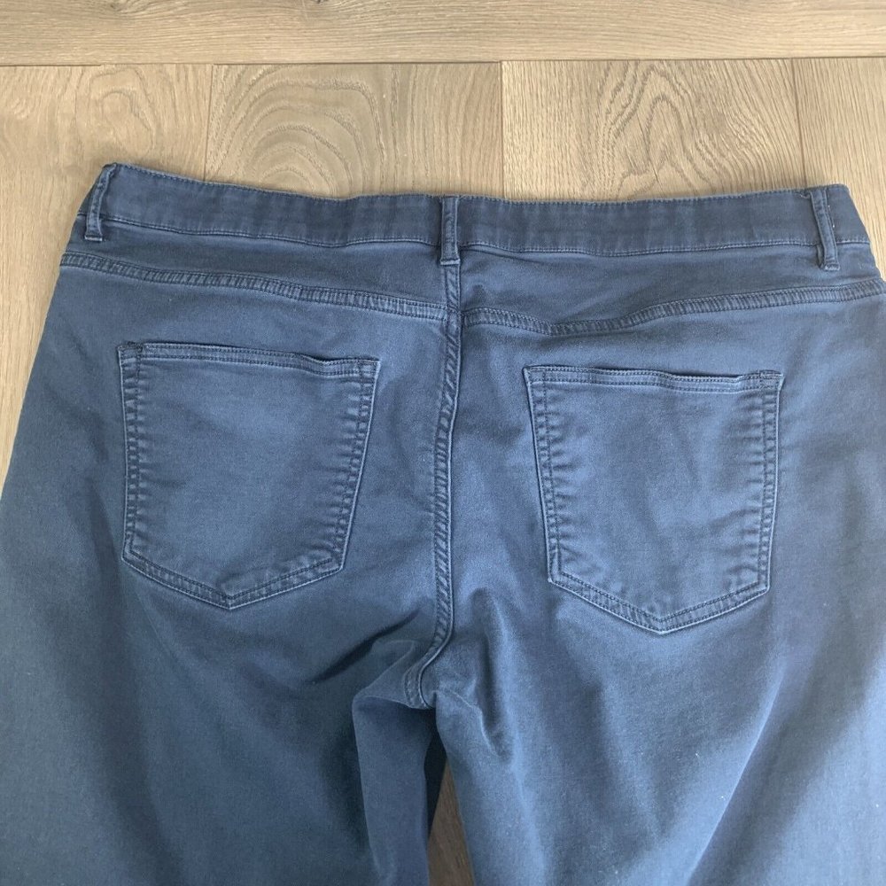 Perry Ellis Portfolio Mens Size 38X30 Navy Blue Straight Leg Pants Casual - Picture 4 of 9
